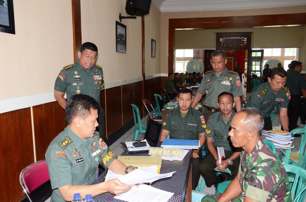 Korem 073/Makutarama Terima Kunjungan Tim Wasrik Itjenad